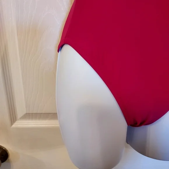 J. Crew Deep V-Neck French One-Piece Mauve Pink sz 0 Preppy - Picture 3 of 15